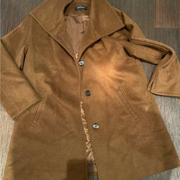 Ellen Tracy Wool Winter Coat Sz 14 - Picture 1 of 5